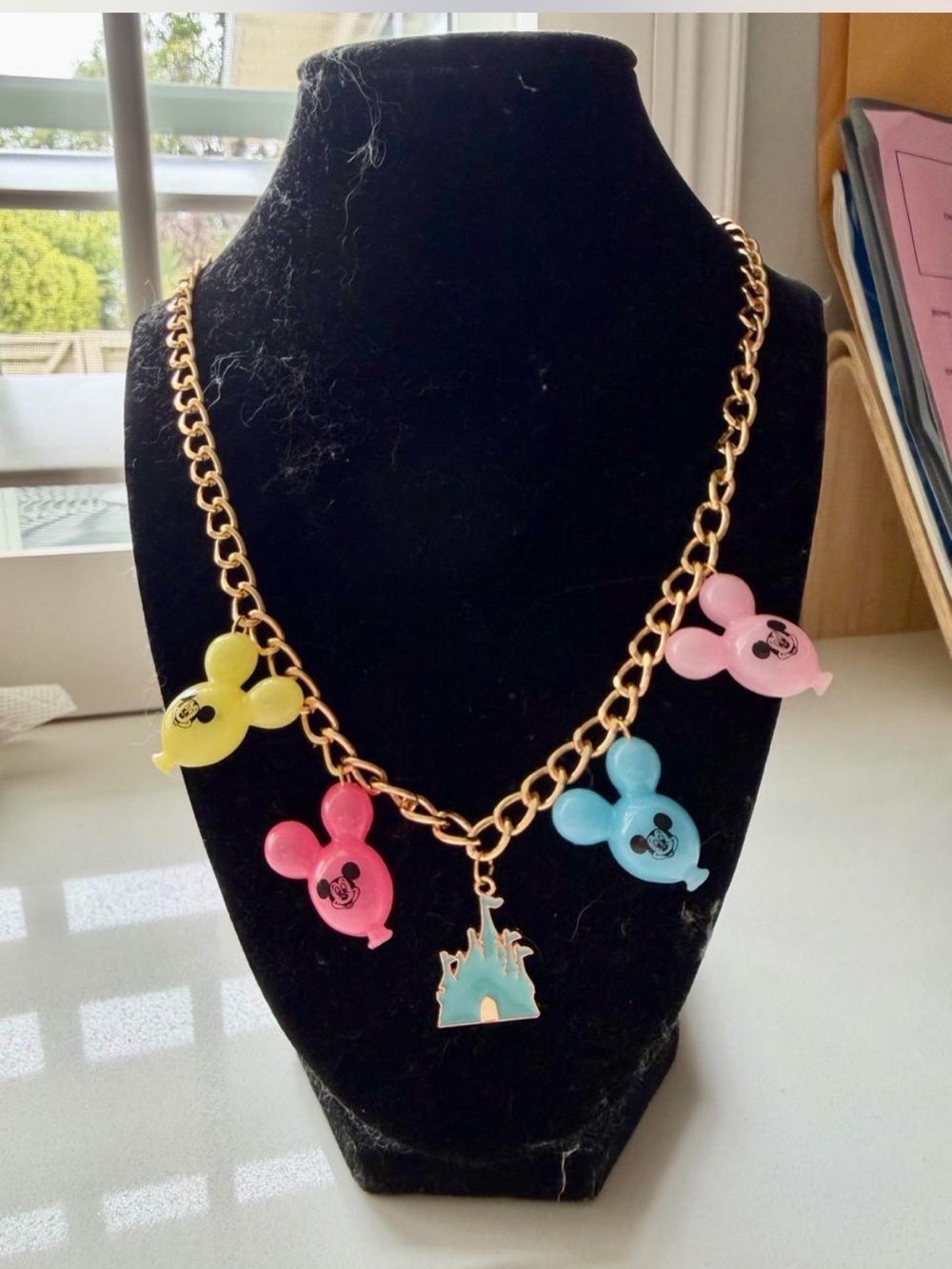 Tokyo Disney Balloon inspired necklace